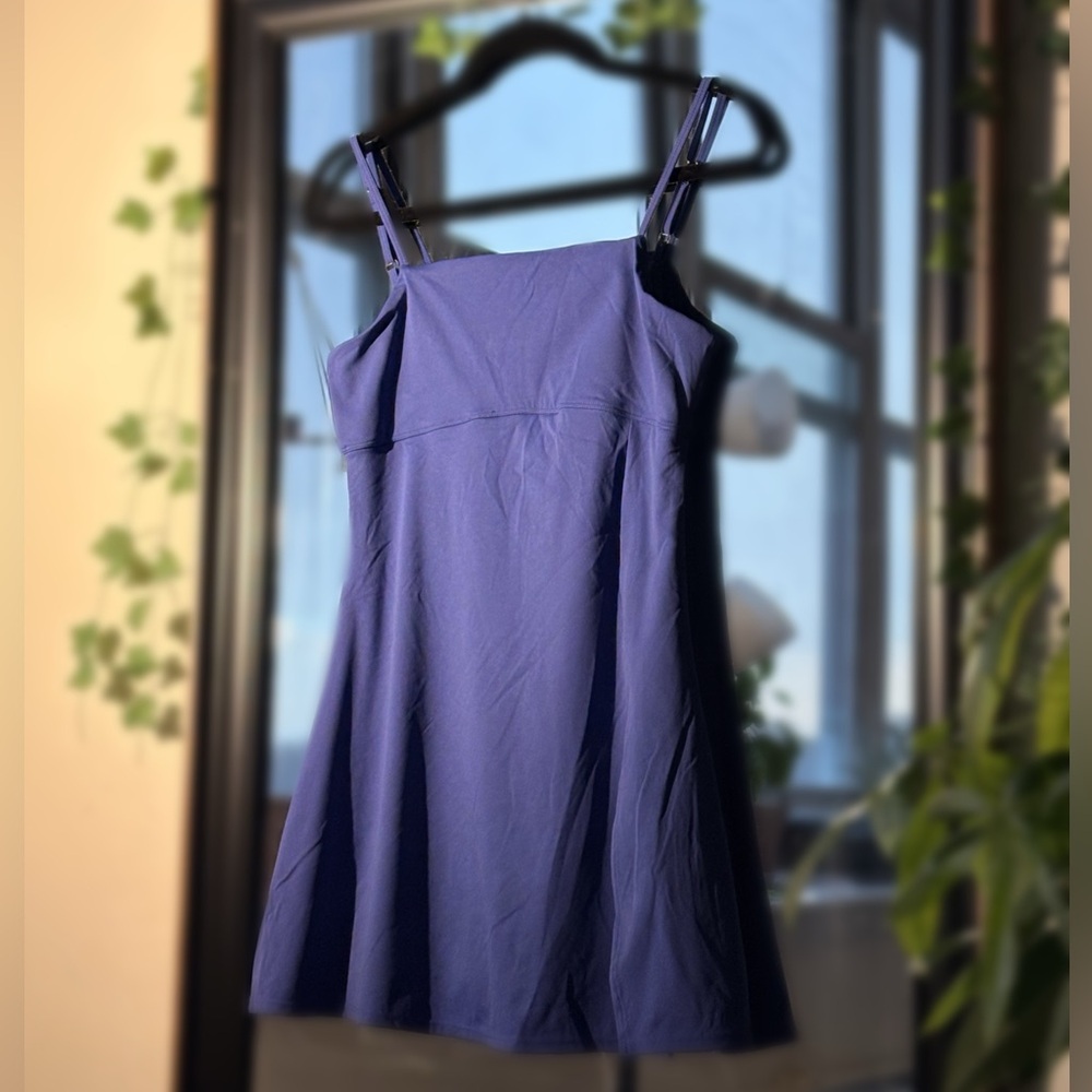 Classic Purple A-Line Slip Dress